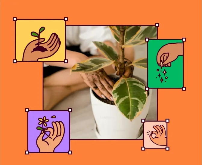 An illustration showing SEO optimization strategies.