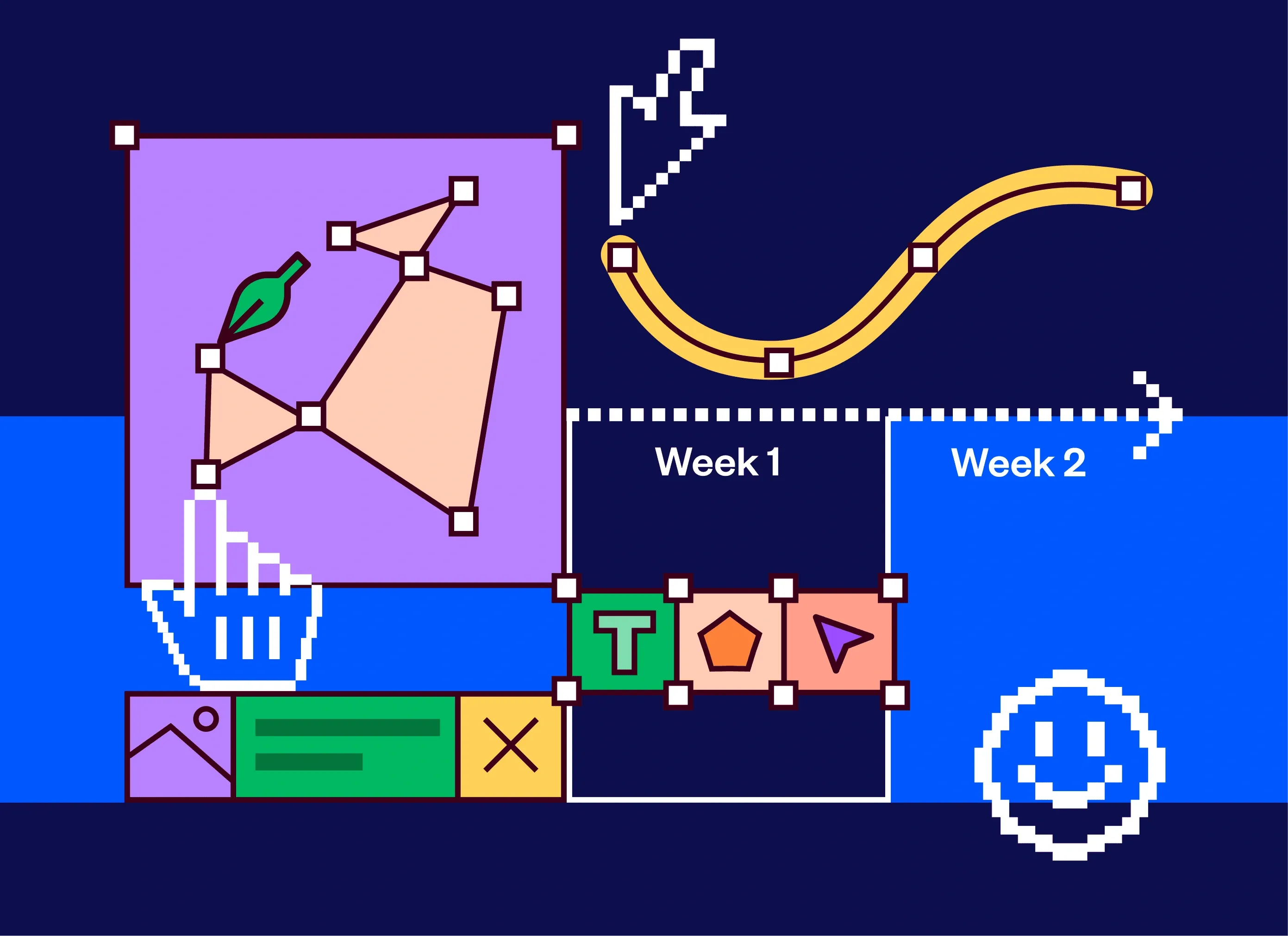 An infographic showing how our team helps in Ideation & Design Strategy