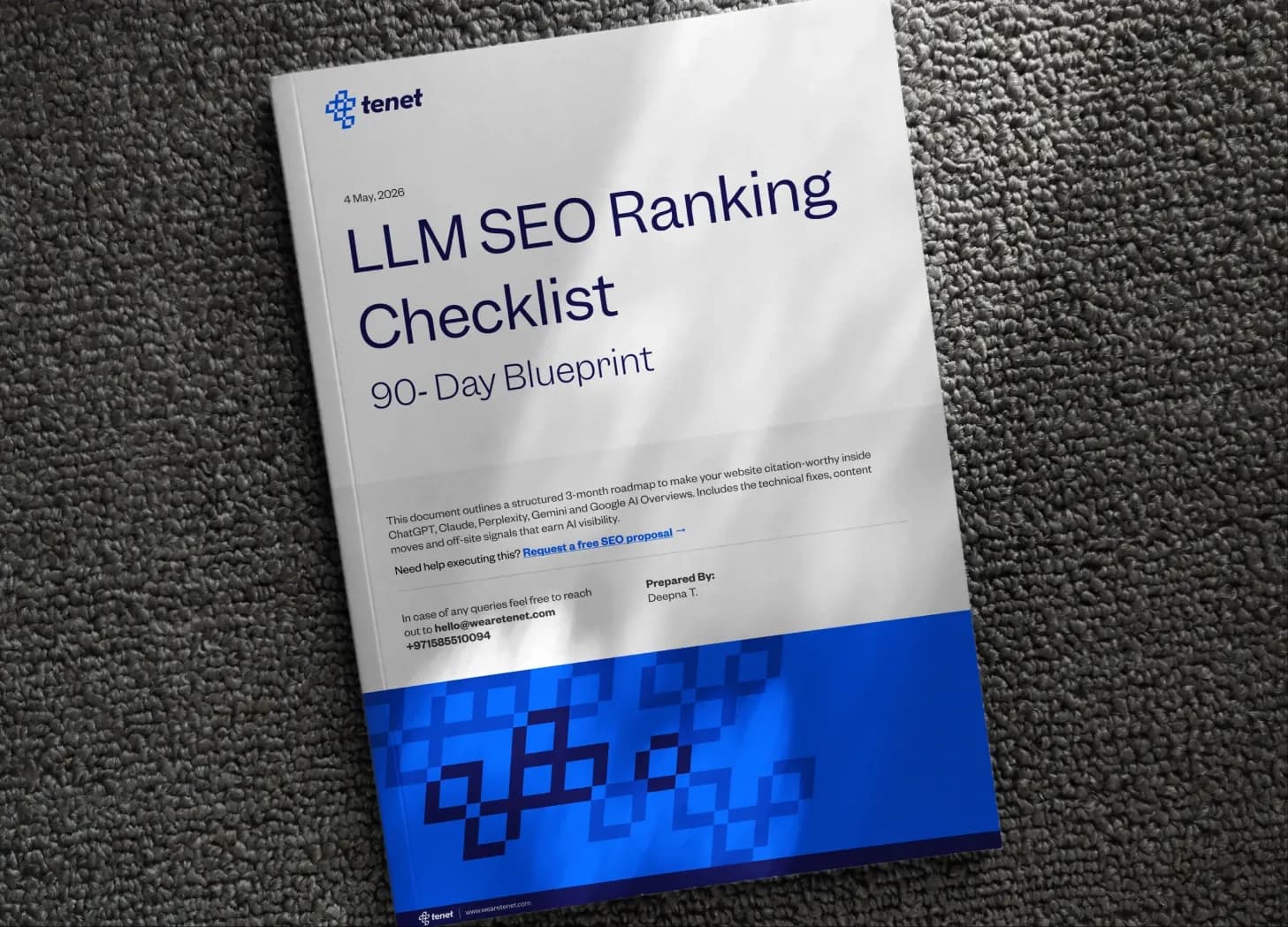 LLM SEO Ranking Checklist : Rank in AI Search