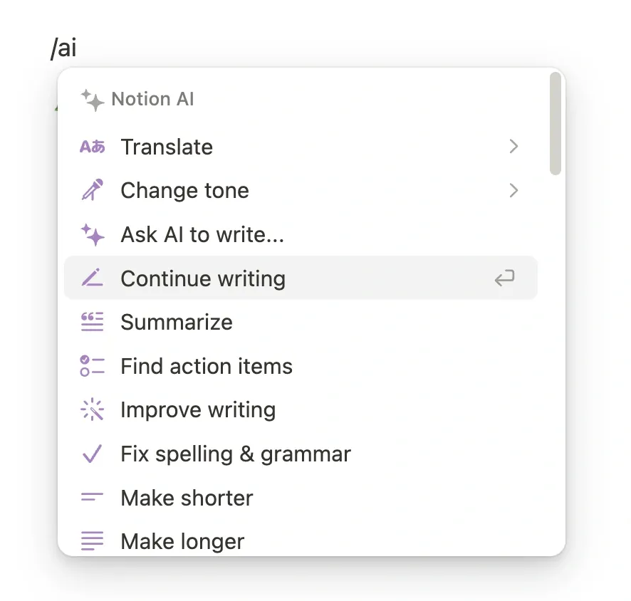 Notion AI