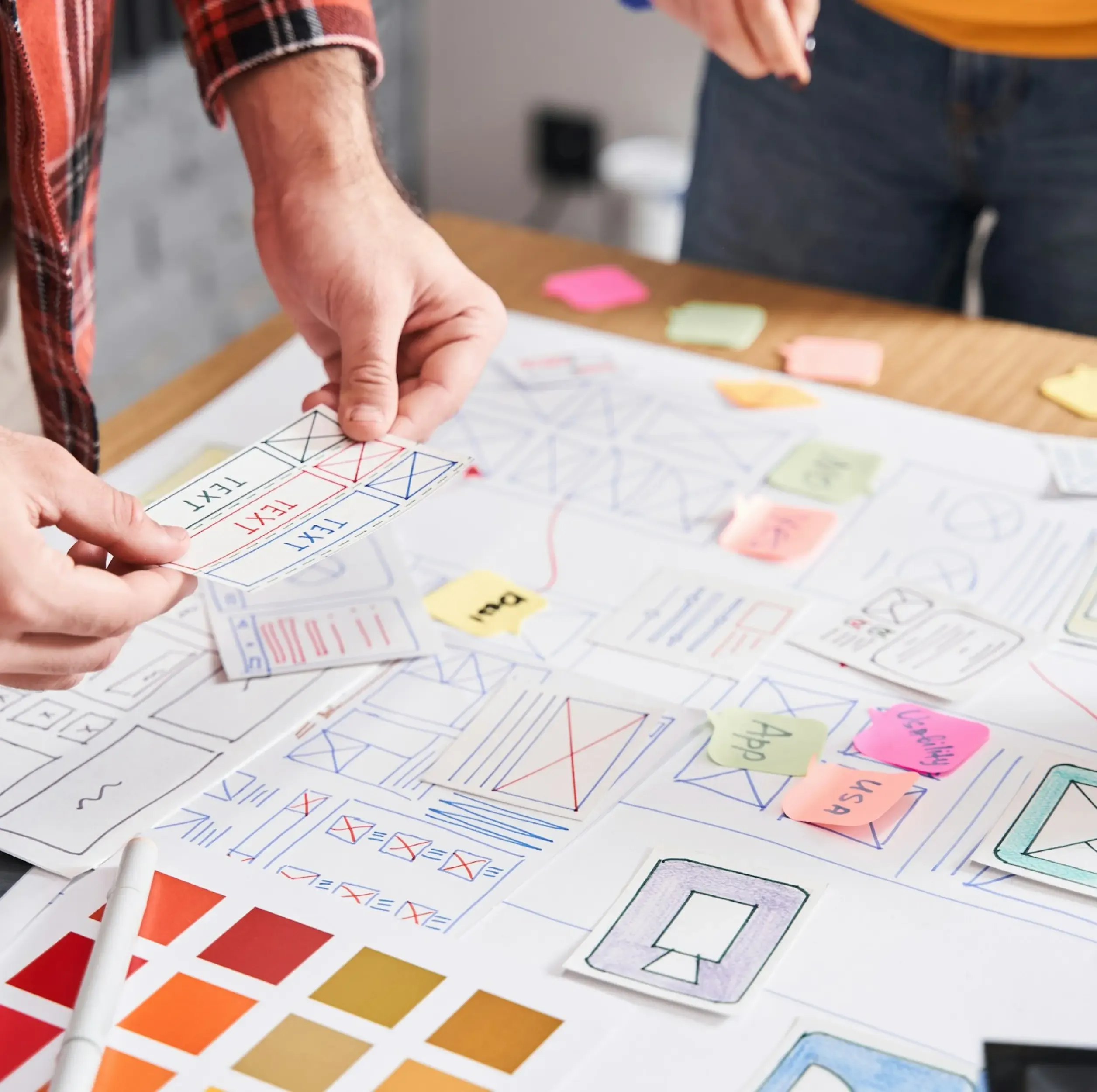 An Image Is Showing Tenet Custom UI UX Design