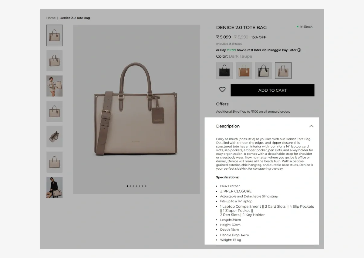 What to Include in Your Ecommerce Product Page (Research-Backed) 6