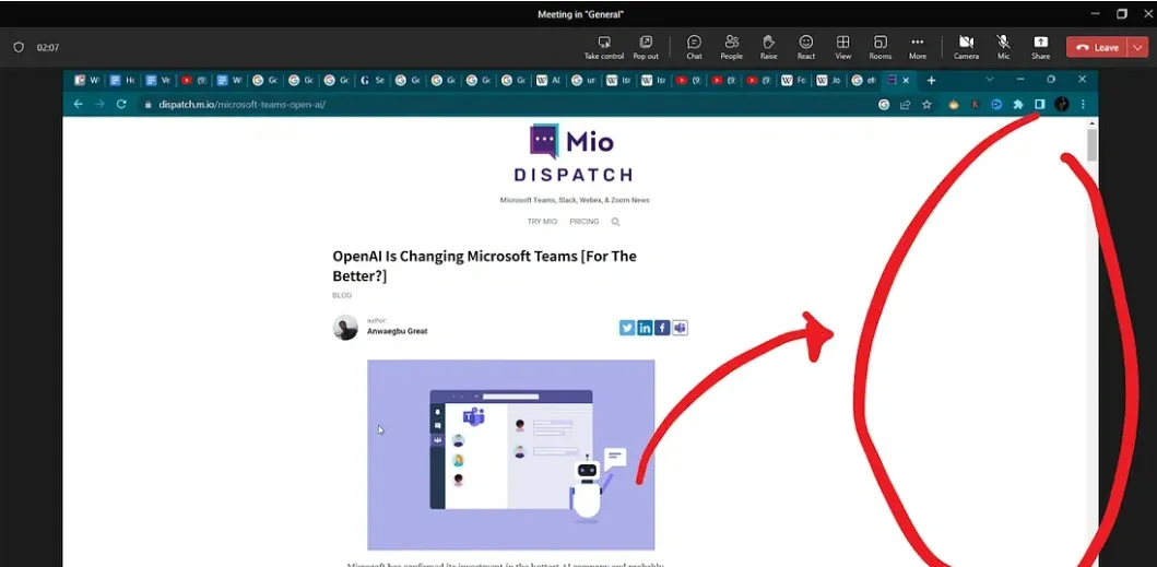 Microsoft Teams Focus mode