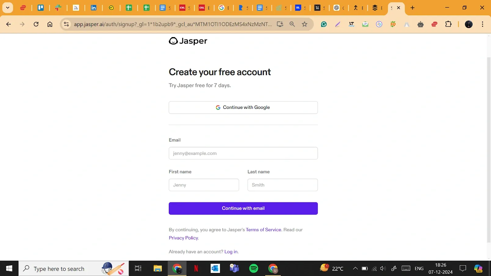 jasper user onboarding saas